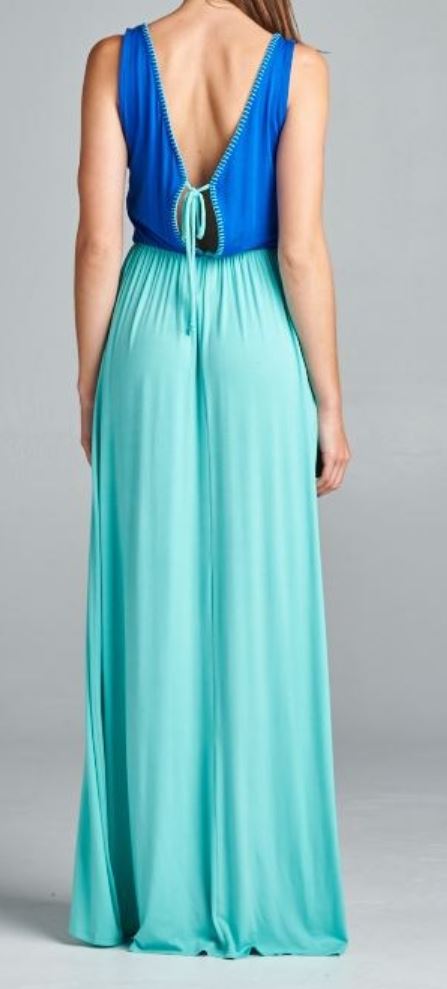 Stitch Maxi Dress - gkbrandclothing