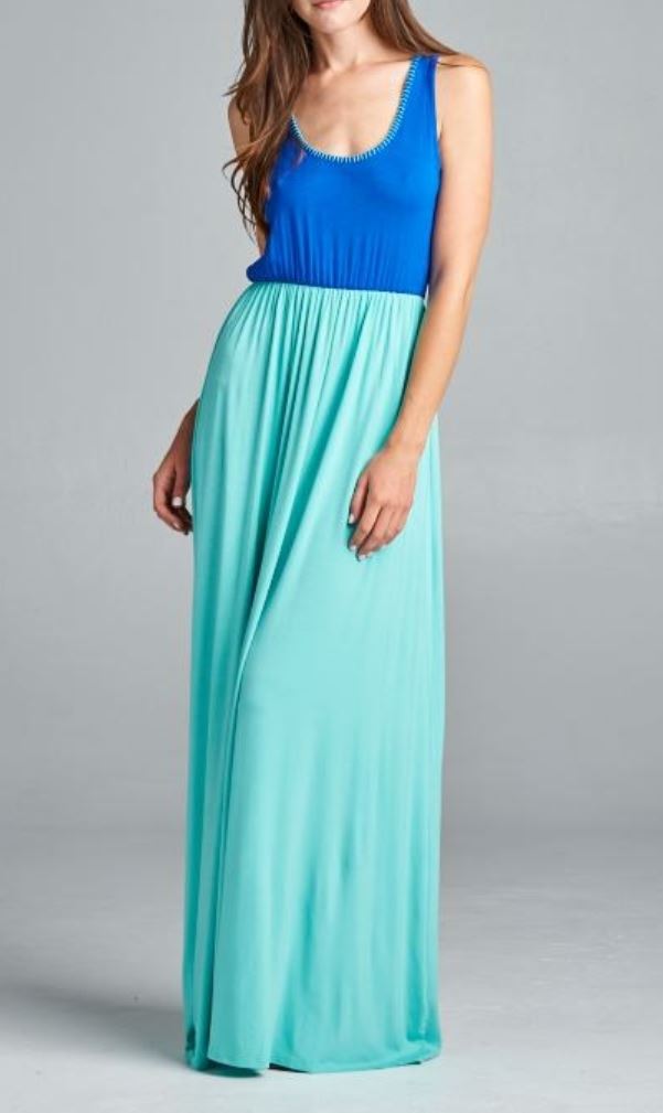 Stitch Maxi Dress - gkbrandclothing