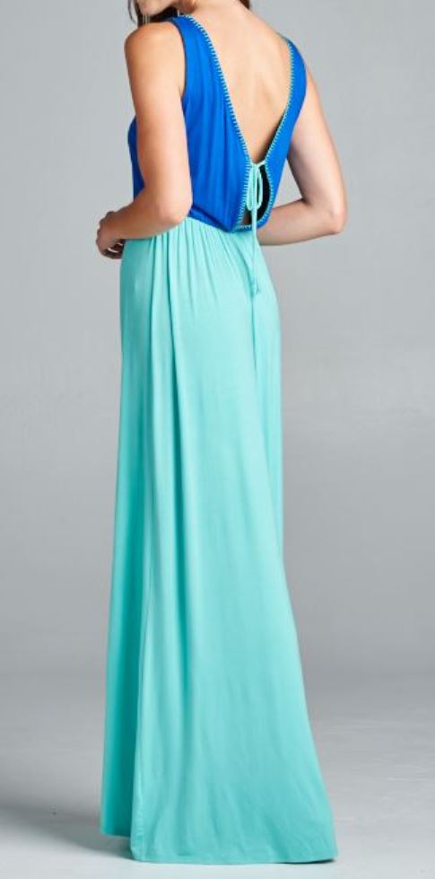 Stitch Maxi Dress - gkbrandclothing