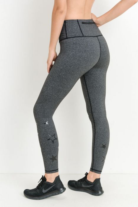 Highwaist Star Performance Leggings - gkbrandclothing